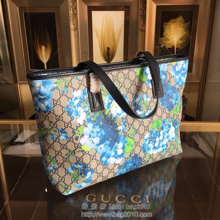 GUCCI 古馳女包 新款 211137 Supreme tote系列 女士手拎包 印花圖案單肩包 Gucci手提包